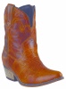 Dingo DI692 for $109.99 Ladies Adobe Rose Collection Fashion Boot with Brown Krackle Leather Foot and a Medium Round Toe